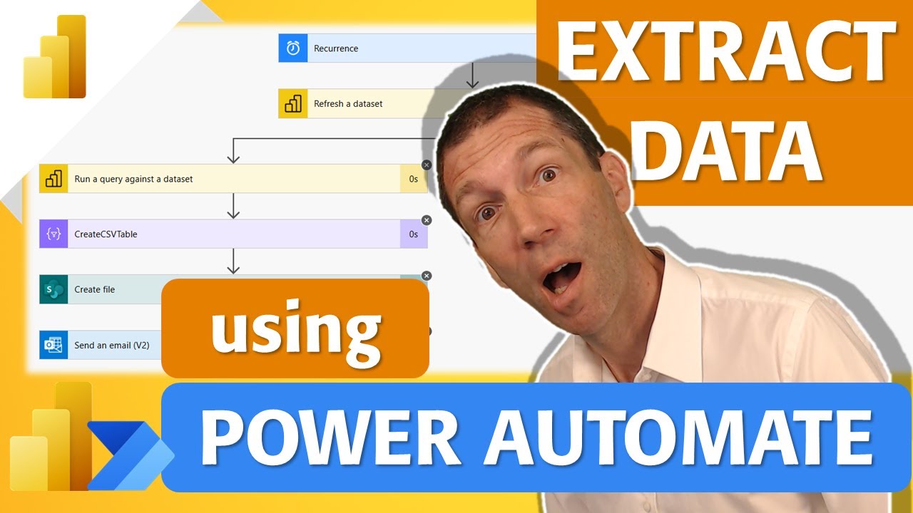Извлекайте данные и показатели Power BI с помощью Power Automate