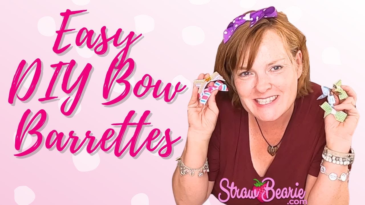 Easy DIY Bow Barrettes