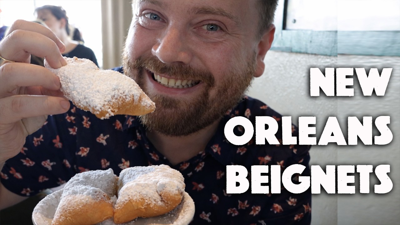 Trying New Orleans Beignets for the first time