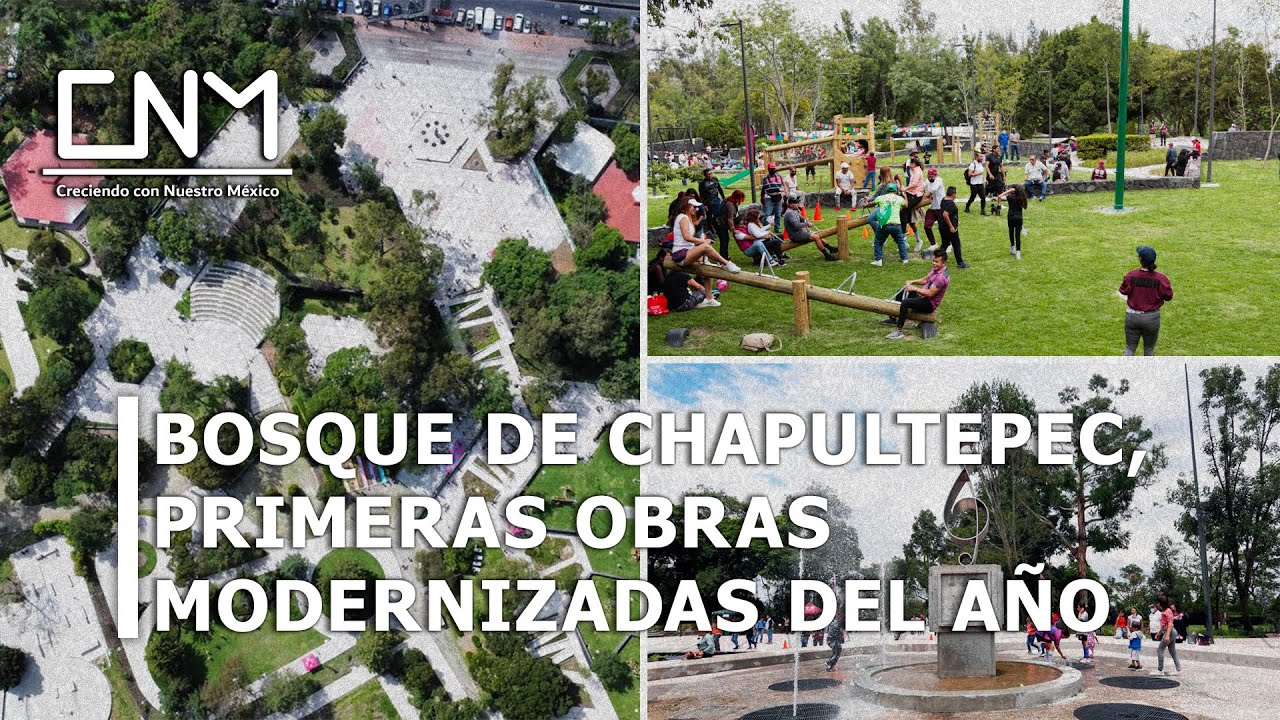 Primeras obras rehabilitadas en Chapultepec, Parque Cri Crí, Bosque Clausell y Panteón Dolores
