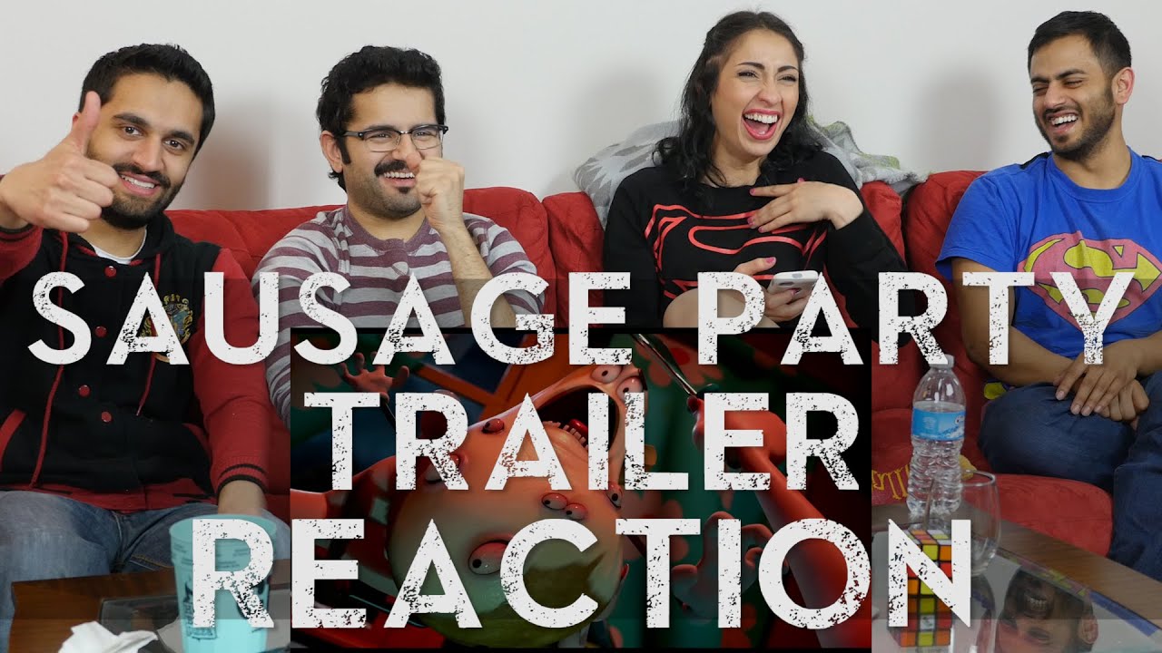 SAUSAGE PARTY MOVIE TRAILER - Group Reaction
