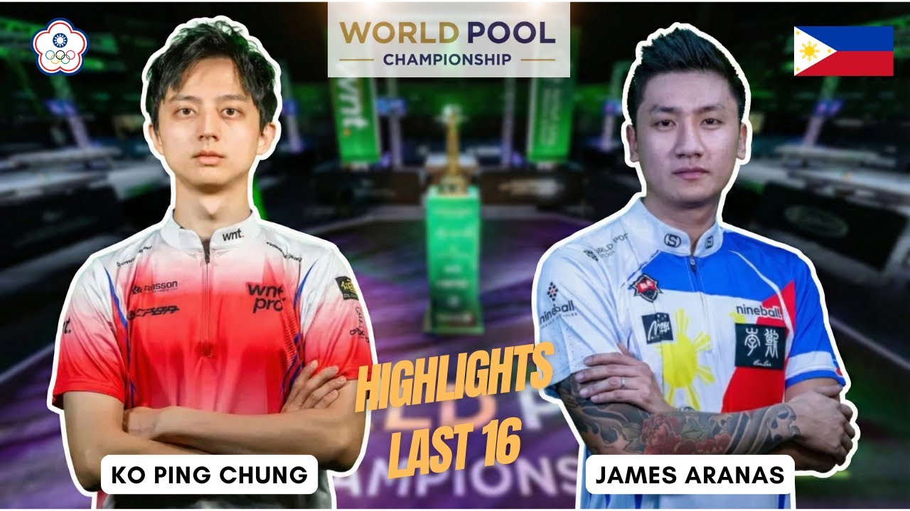 Highlights: Ko Ping Chung vs. James Aranas | Last 16 - World Pool Championship 2025