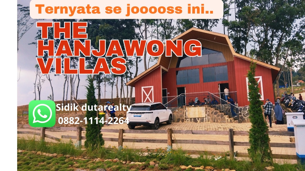TANAH KAVLING THE HANJAWONG VILLAS - UDARA SEJUK DAN VIEW PEGUNUNGAN YANG MEMENANGKAN