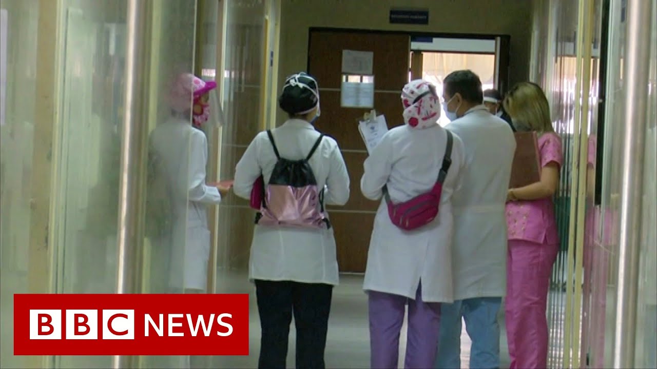 Venezuela: 'Forced to work' as medics fighting Covid - BBC News