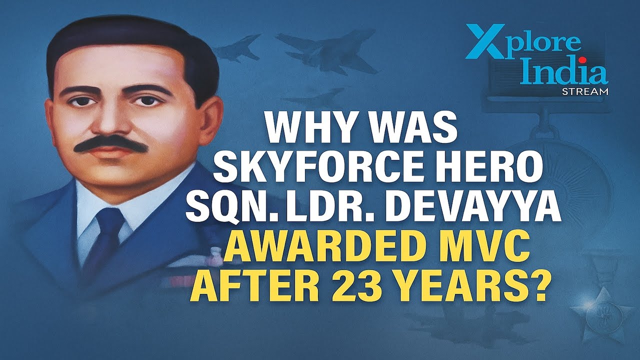 Skyforce Hero Sqn Ldr Devayya | Maha Vir Chakra Awarded 23 Years After His 1965 War Sacrifice |