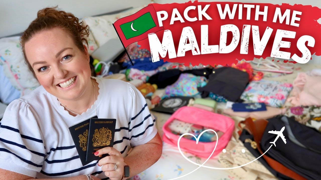 PACK WITH ME: MALDIVES! 🇲🇻 ✈️ holiday prep, long-haul flight essentials & best travel hacks & tips 🧳