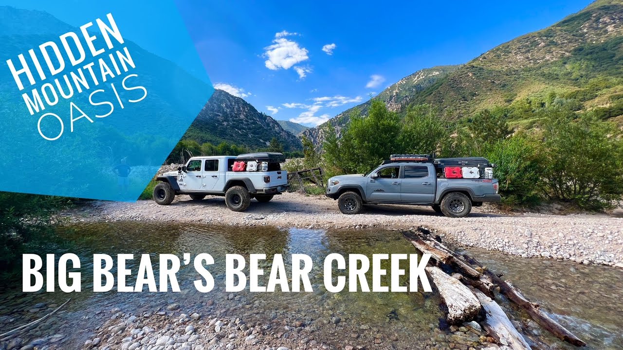 Hidden Mountain Oasis, Big Bear's Bear Creek! This was a perfect place to camp during the summer!
