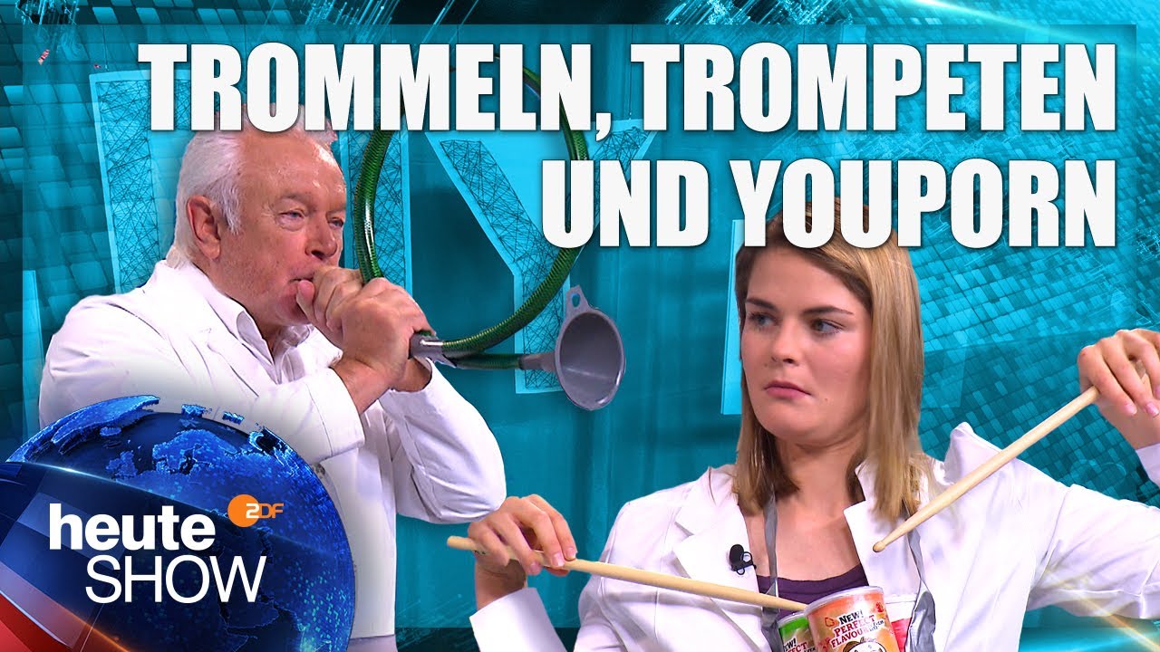 Musikinstrumente selber machen: Hazel Brugger bastelt mit Wolfgang Kubicki | heute-show