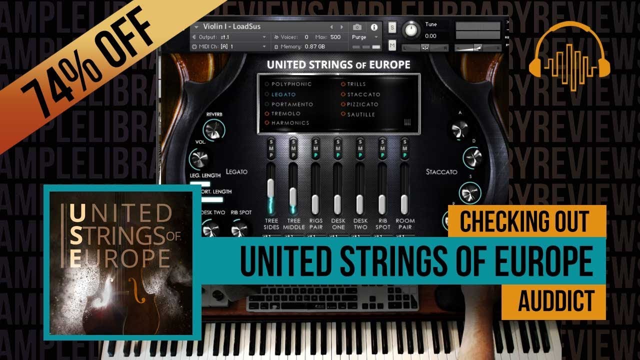 Checking Out: United Strings of Europe by Auddict (currently 74% OFF)
