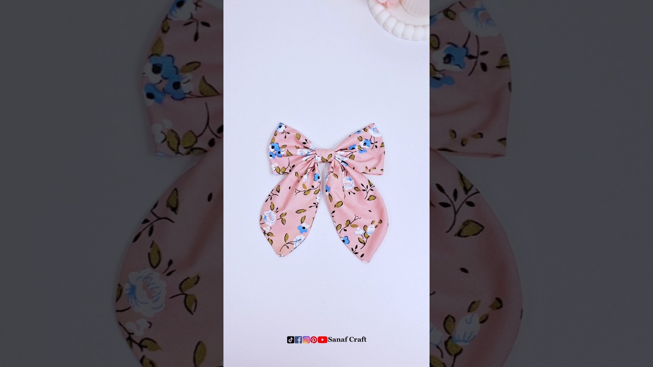Stylish Hair Bow with Unique Tails!