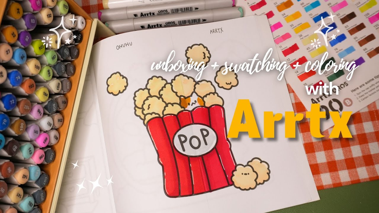 My Arrtx 90 Oros Alcohol Markers Review! 🖍️✨ Ohuhu vs Arrtx Comparison (ASMR with talking)