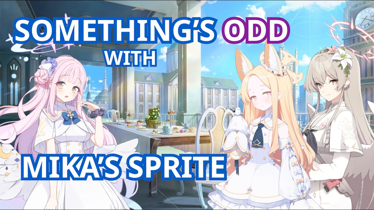 Mika's Sprite is Different to the Other Tea Party | Blue Archive