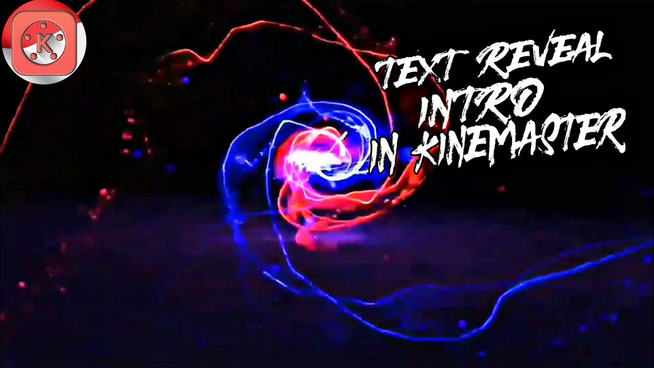 How to make a 3D text reveal intro in kinemaster.