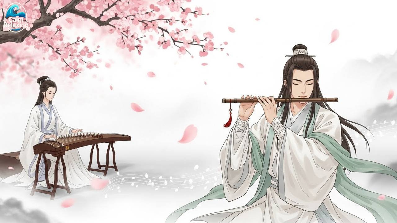 Calming Chinese Music • Kloy Flute + Guzheng for Stress Relief