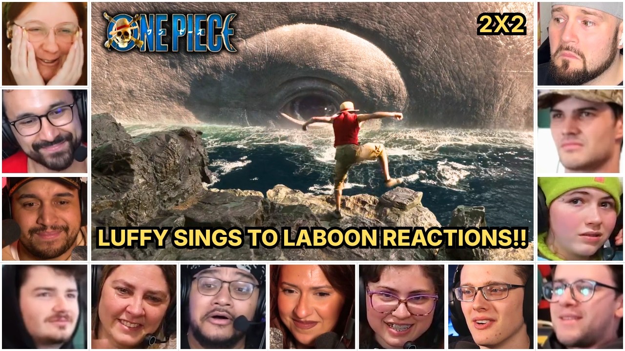 Reactors Reacting To Luffy Sings To Laboon | One Piece 2x2 Reaction Mashup