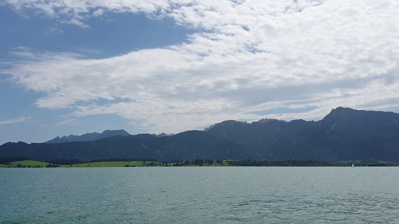 Forggensee F&uuml;ssen Deutschland 🇩🇪. Bayern lakes