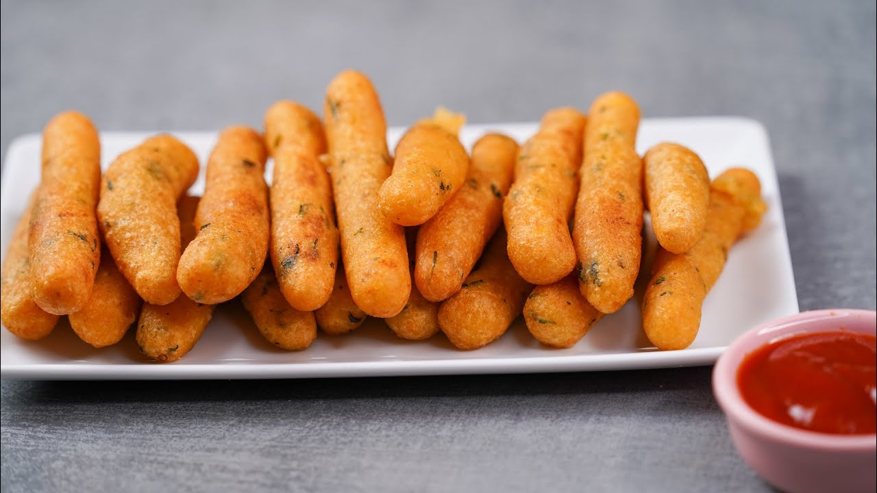 POTATO SUJI FINGER | CRISPY POTATO RAVA FINGER | EASY POTATO SNACKS | TIFFIN BOX IDEAS