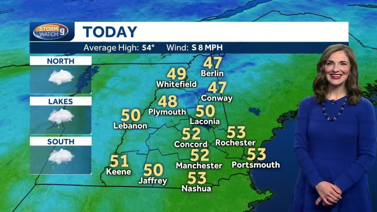 Watch: Mainly cloudy skies today