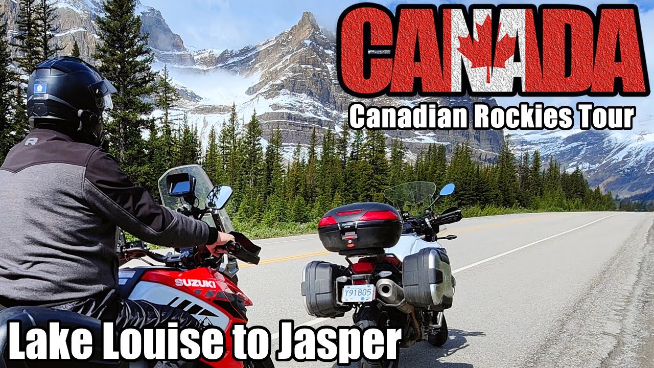 Riding the Icefield Parkway - This is what we came to Canada for!