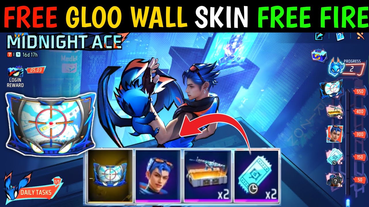 MIDNIGHT ACE EVENT IN FREE FIRE | FREE FIRE MIDNIGHT ACE EVENT