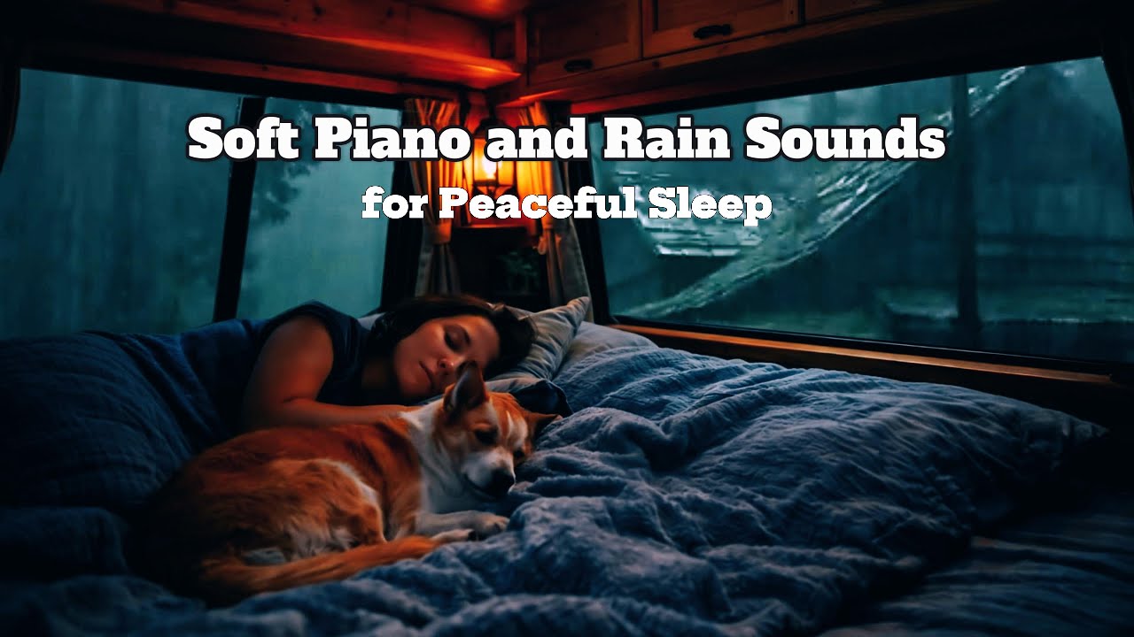 Soft Piano and Rain Sounds for Peaceful Sleep