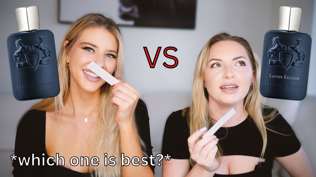 LAYTON VS LAYTON EXLUSIF Which is the BEST Parfums de Marly? GIRLS REACT