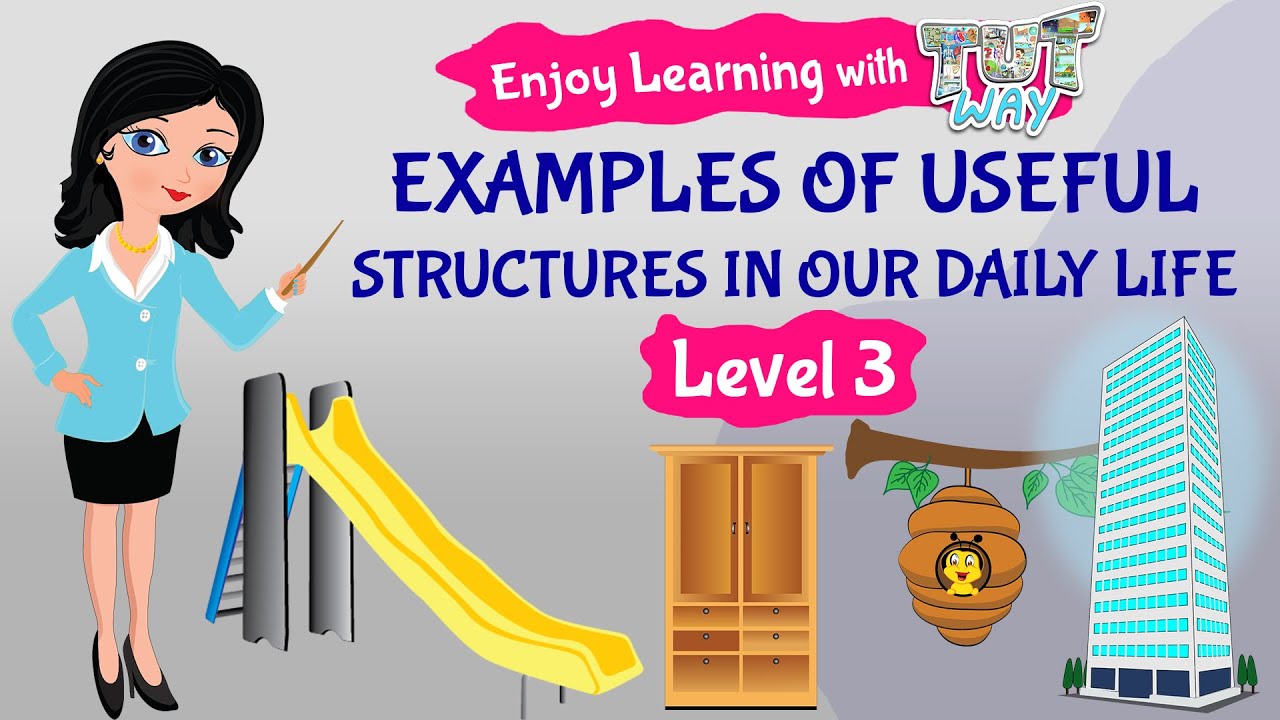 Examples of useful structures in our daily life | Science | Grade-3,4 | TutWay |