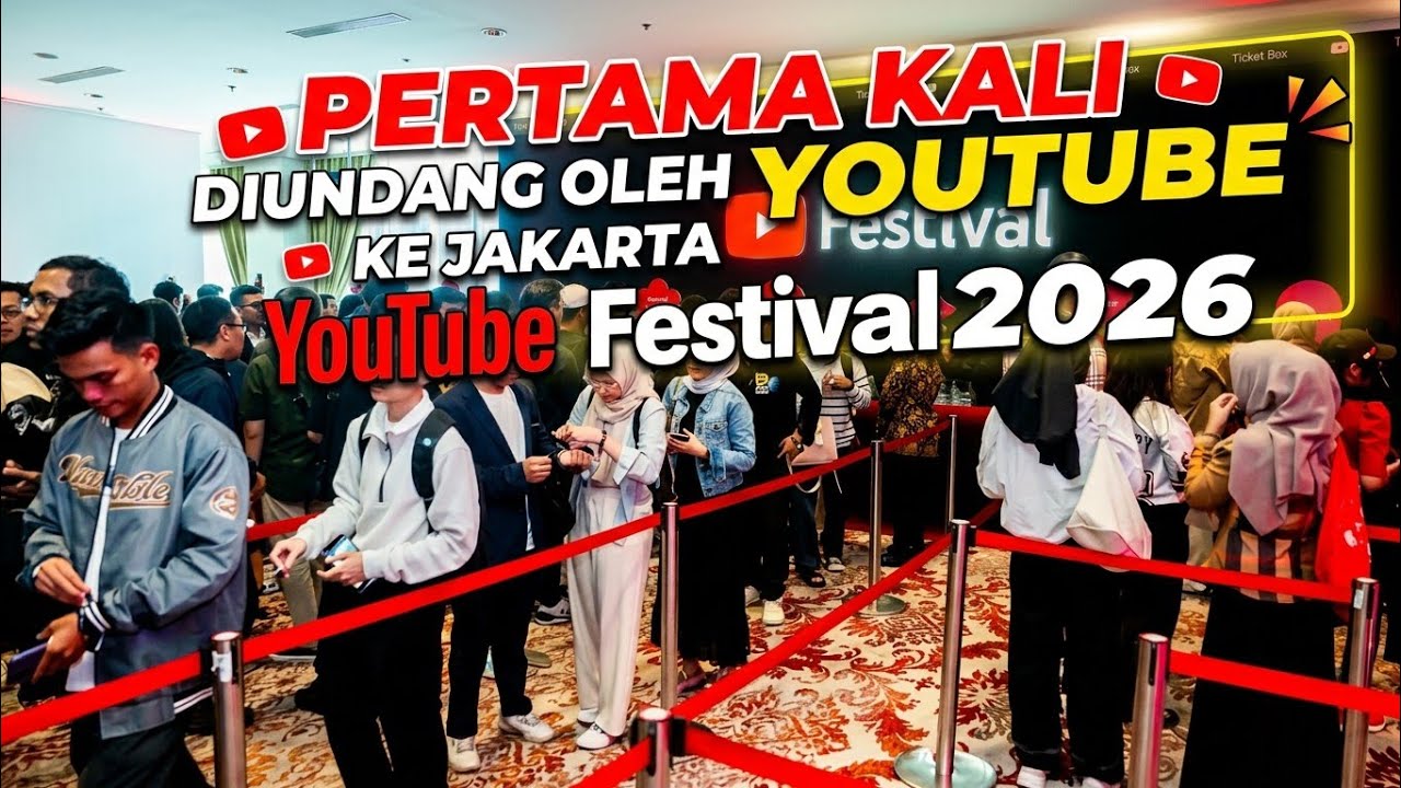 Youtubers Pemula Dari Pelosok Desa Diundang Ke Acara YouTube Festival 2026 Di Jakarta