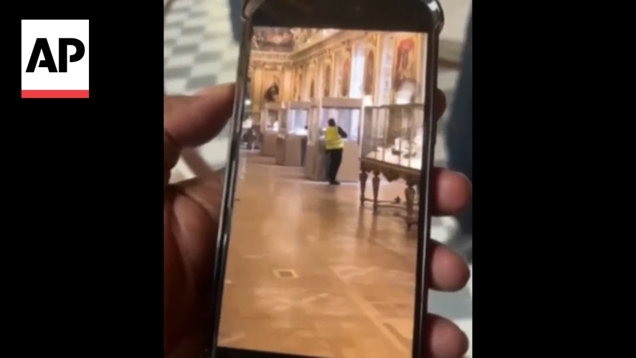 France broadcaster obtains video it says show the Louvre Museum robbery