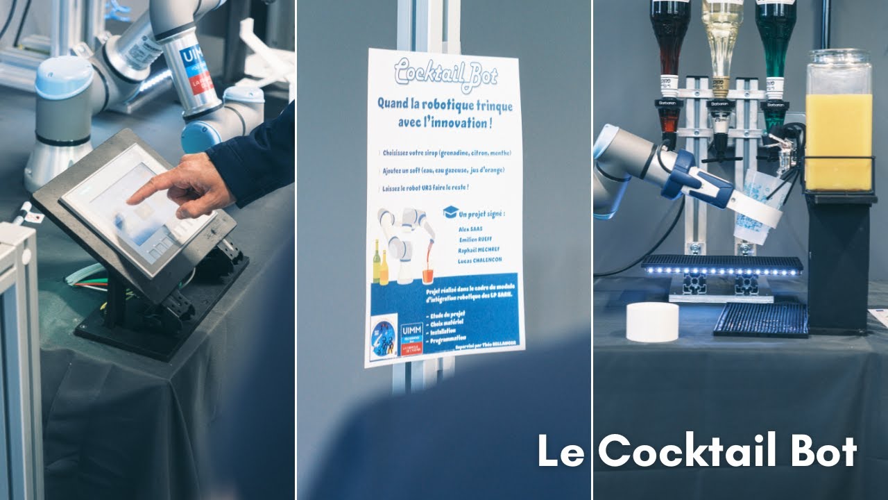 Découvrez le Cocktail Bot, le robot barman réalisé par nos apprentis !