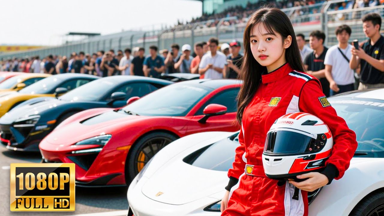 【FULL】柔弱女孩一上賽車瞬間變臉，起步超車七輛，全場鼓掌瘋狂！