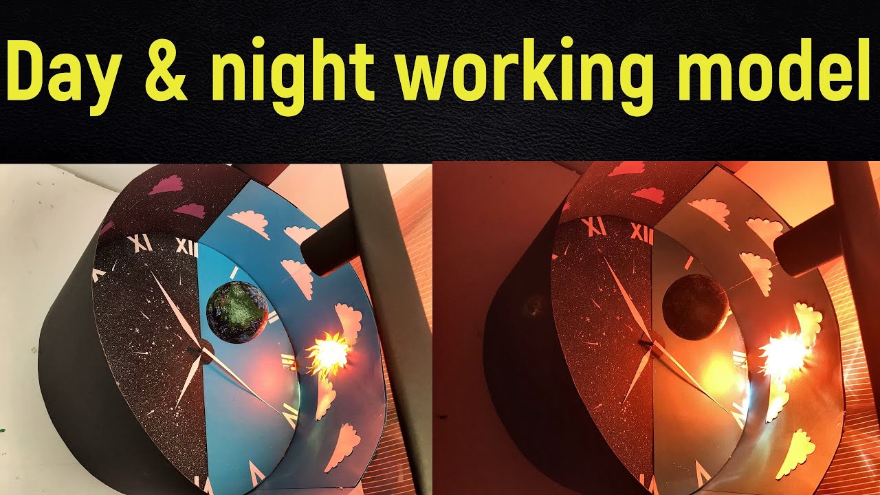 Day and night science project model | Working model | DIY earth rotation model | Diyas funplay