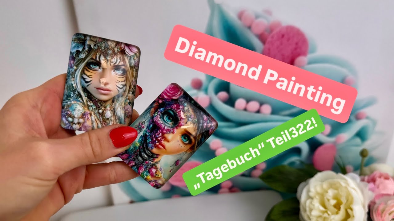 Diamond Painting „Tagebuch“ Teil322! 🙃💚 Bist du gespannt was dich nächste Woche erwartet?! 😁