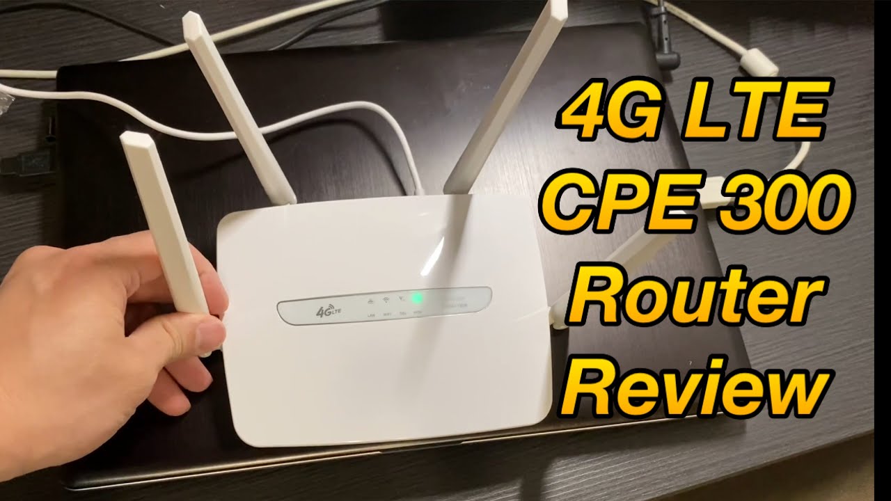Беспроводной маршрутизатор-модем 4G LTE CPE 300 — распаковка, обзор и тестирование