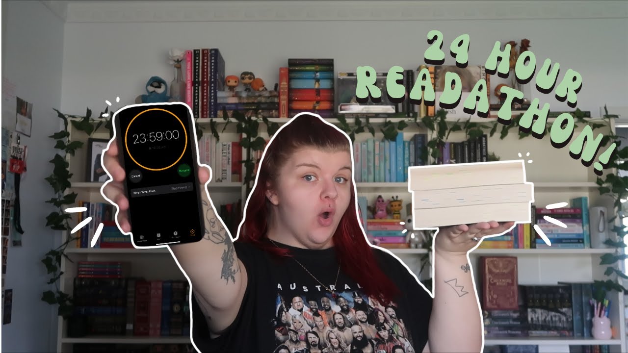 MY FIRST 24 HOUR READATHON! | how many books can I read in 24 hours? | Chloe Benson