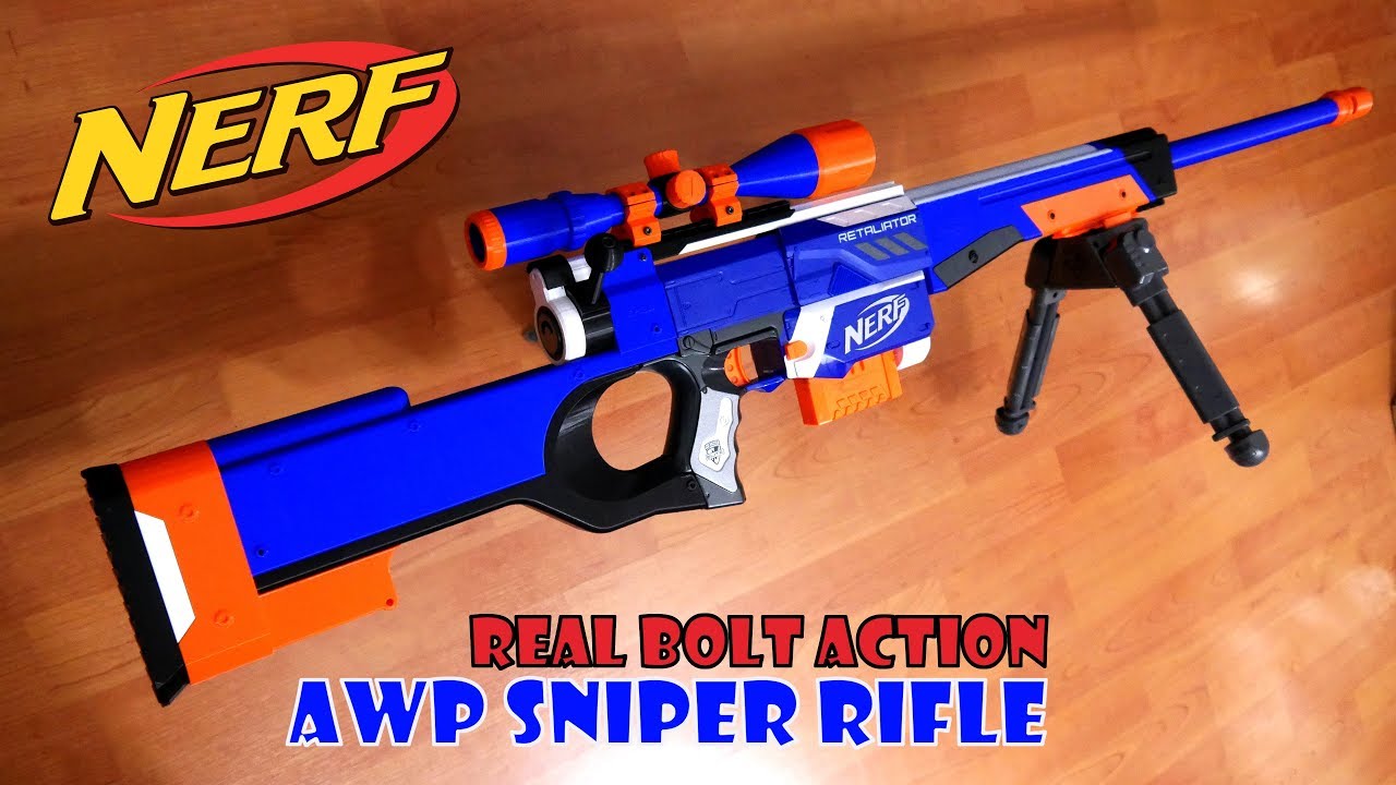Снайперская винтовка Nerf AWP | Комплект для модификации Bolt Action Retaliator