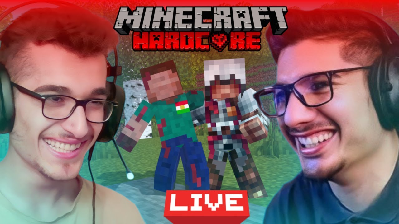 Minecraft Kurdish Hardcore من و ئاکار دەبێت ماینکرافت تەواو بکەین بە هاردکۆر