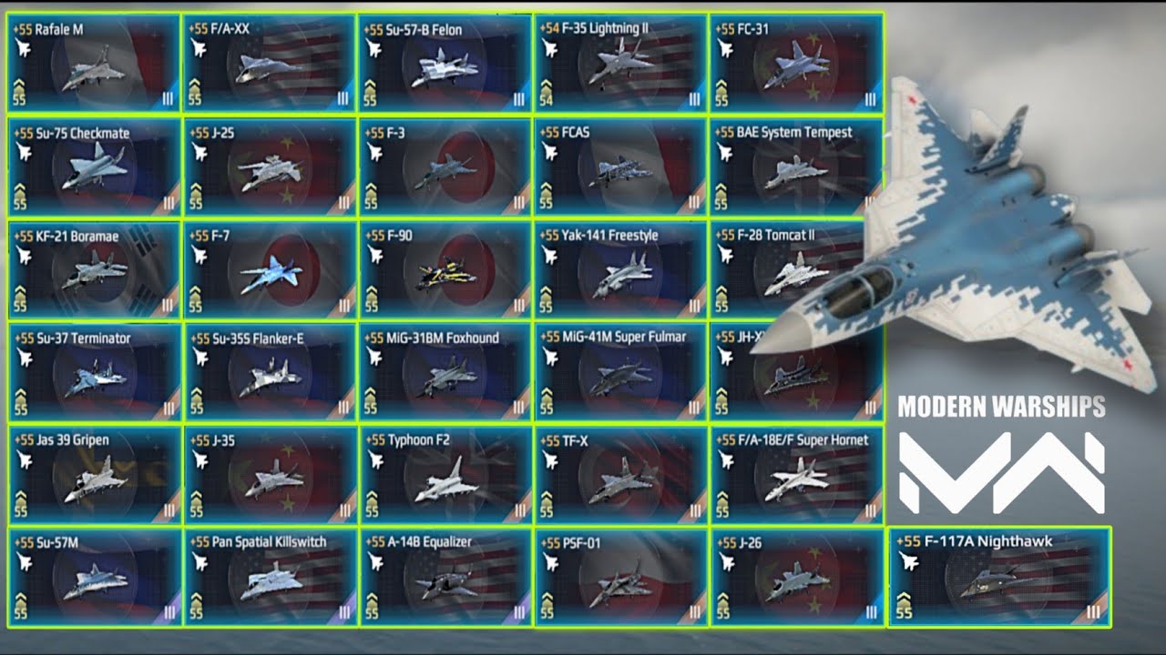 Top 31 Strike Fighter with Highest Combo Damage⚡Modern Warships
