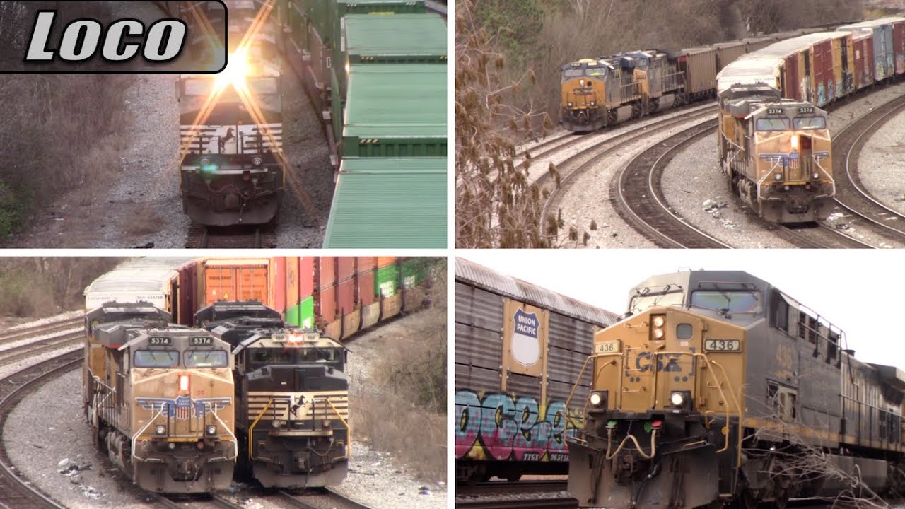 Fun Friday Railfanning in Downtown Atlanta, Georgia!
