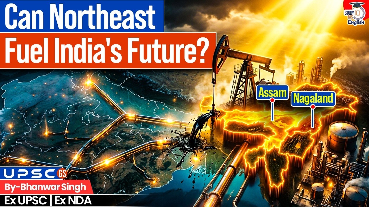 Why Northeast Could Become India's Next Energy Hub? | Assam-Nagaland Oil Deal | StudyIQ IAS English