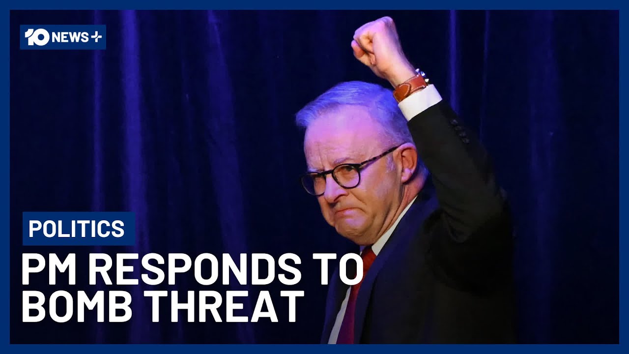 Australian PM’s Unusual Response To Bomb Threat | 10 News+