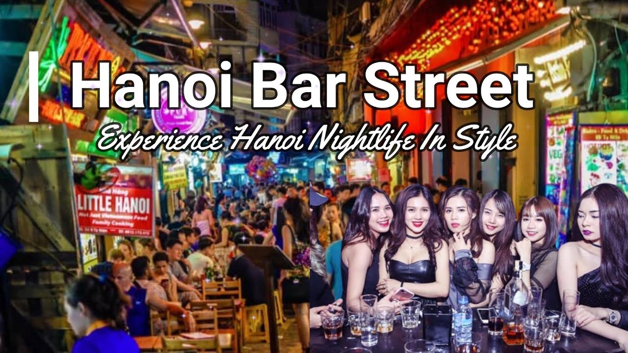 Discover Hanoi Nightlife. Ta Hien Beer Street Hanoi Old quarter.