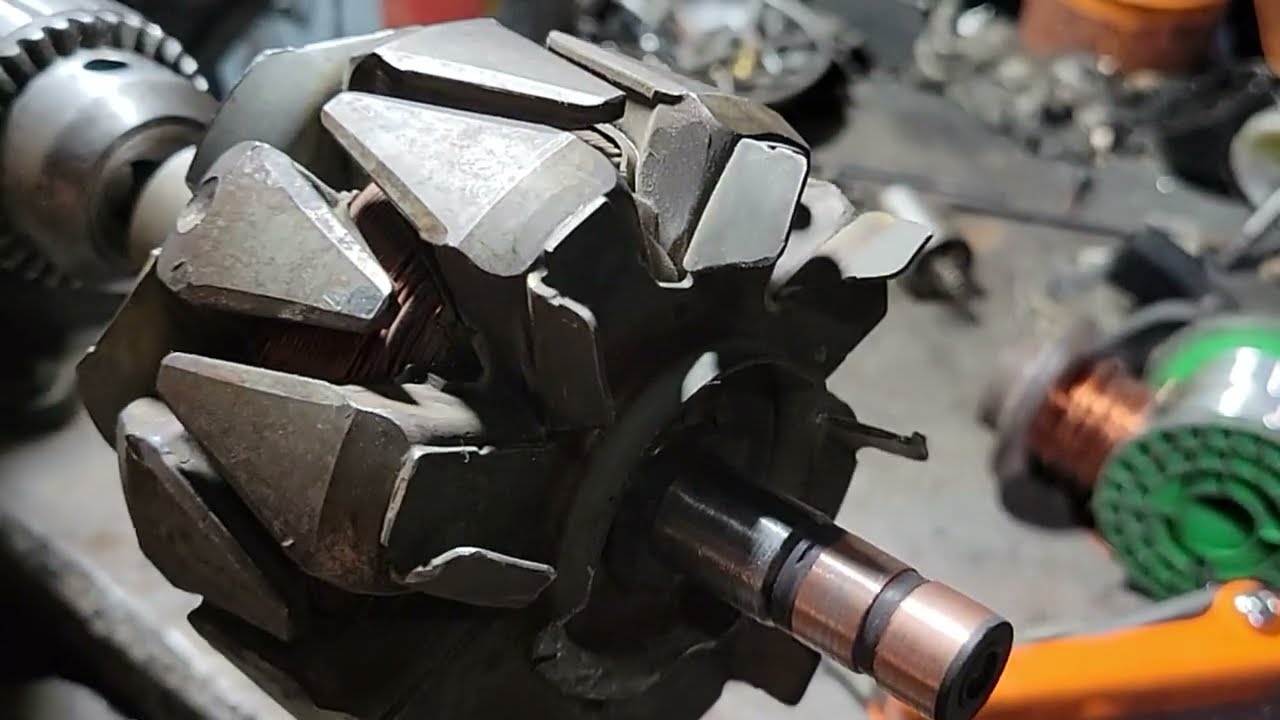 COMO REPARÉ COLECTOR DE ROTOR DE ALTERNADOR PARA  VARIOS MODELOS