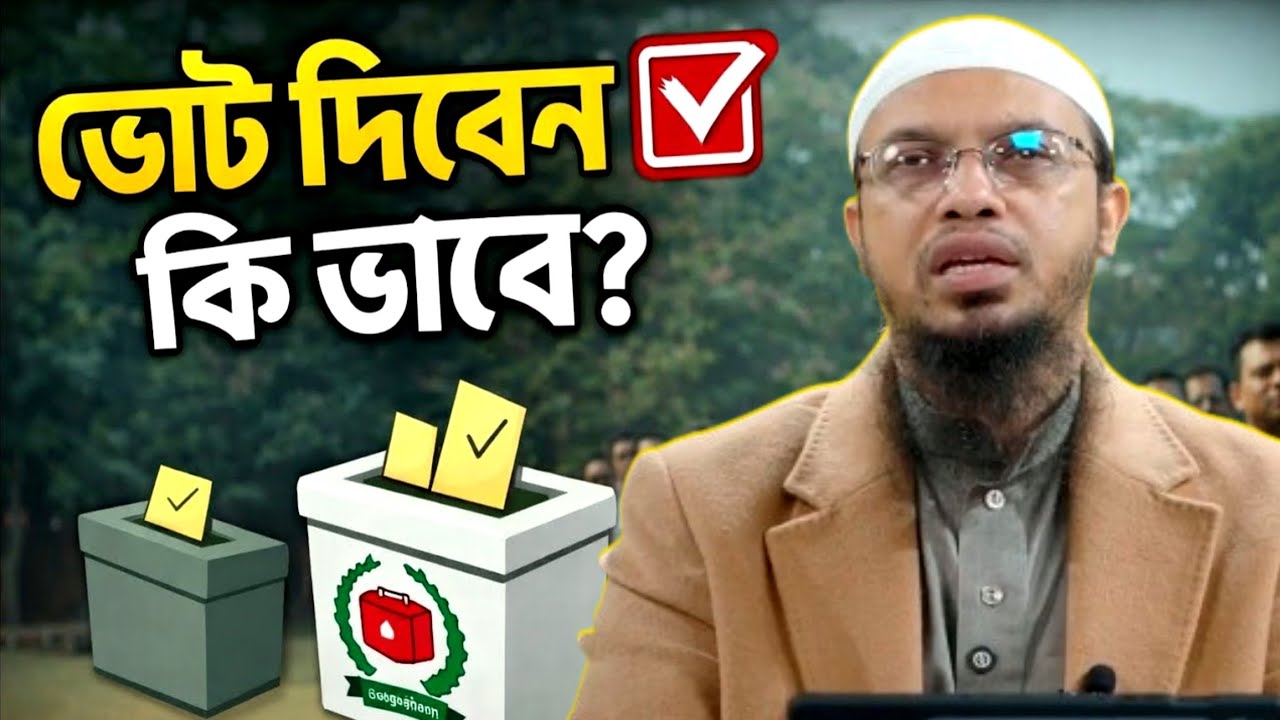 কেমন নেতাকে ভোট দিবেন | কিভাবে ভোট দিবেন শুনুন | Sheikh Ahmadullah | Waz 2026