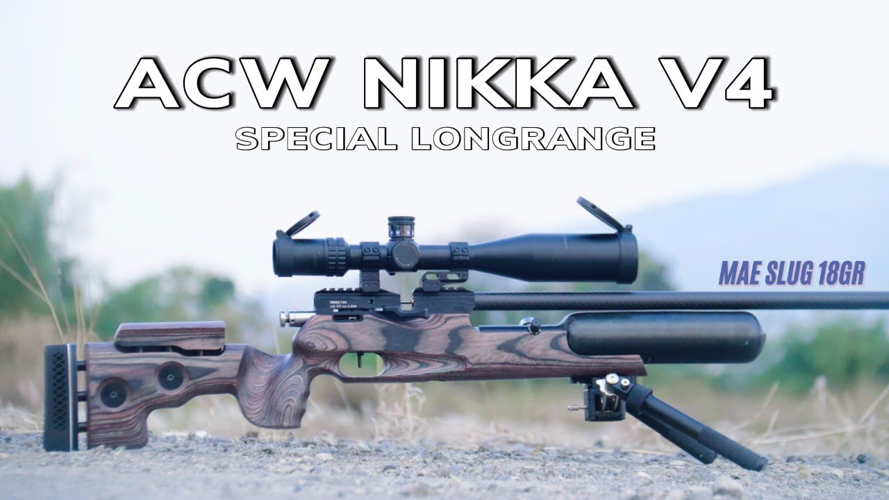 ACW NIKKA V4 Upgrade with LARAS LW POLYGON | MAE SLUG 18gr POWER BEDAS AKURASI MANTAP