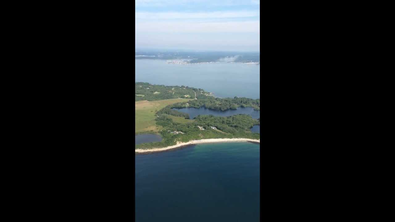 Fishers Island Helicopter Tour Part 1