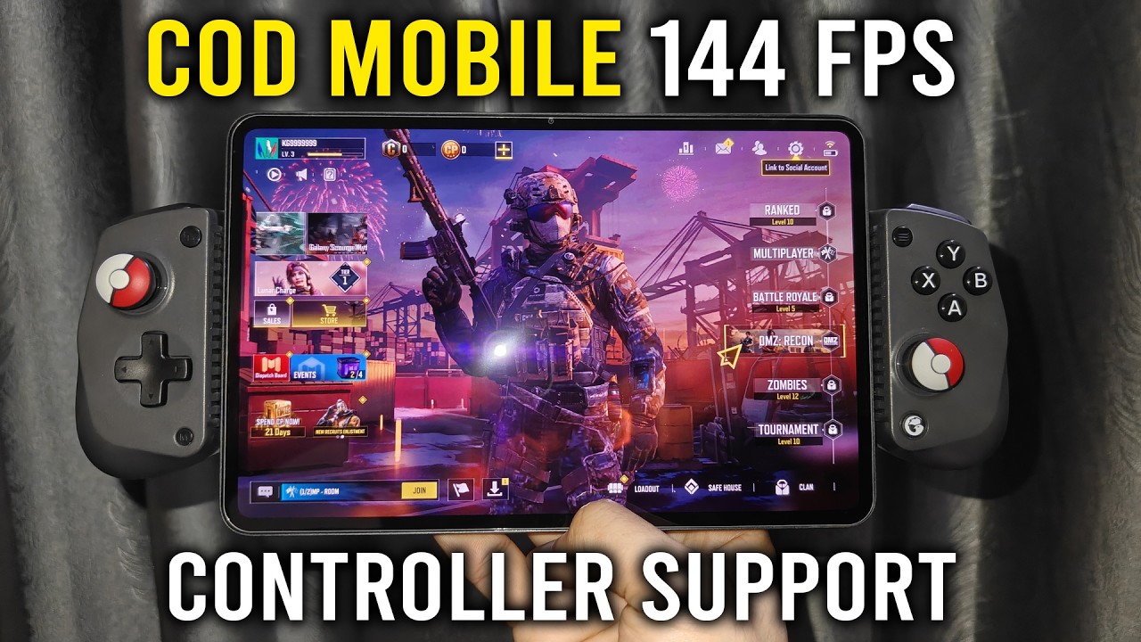 Call of Duty Mobile 144 FPS, очень высокие настройки, поддержка контроллера, Redmagic Astra