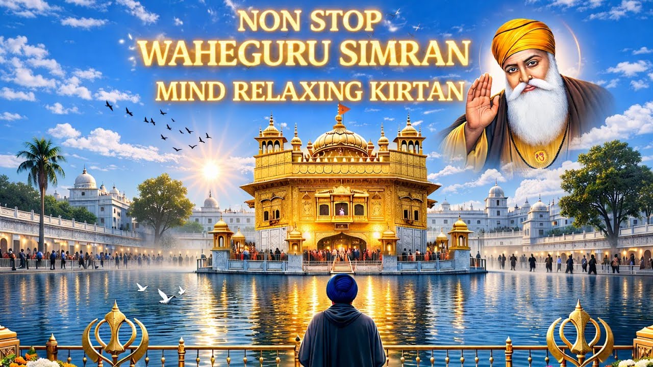 💖 NON STOP WAHEGURU SIMRAN | MIND RELAXING KIRTAN | Divine Healing Gurbani💖Golden Temple Kirtan💫  