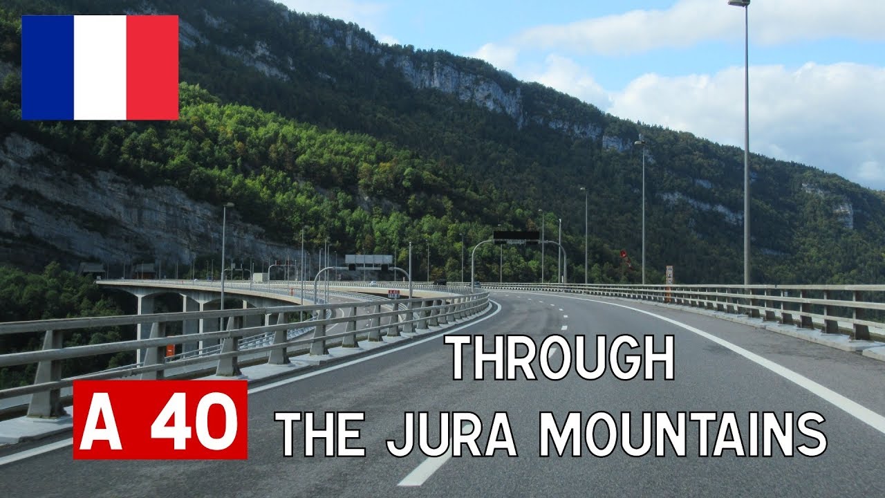 France: A40 through the Jura Mountains
