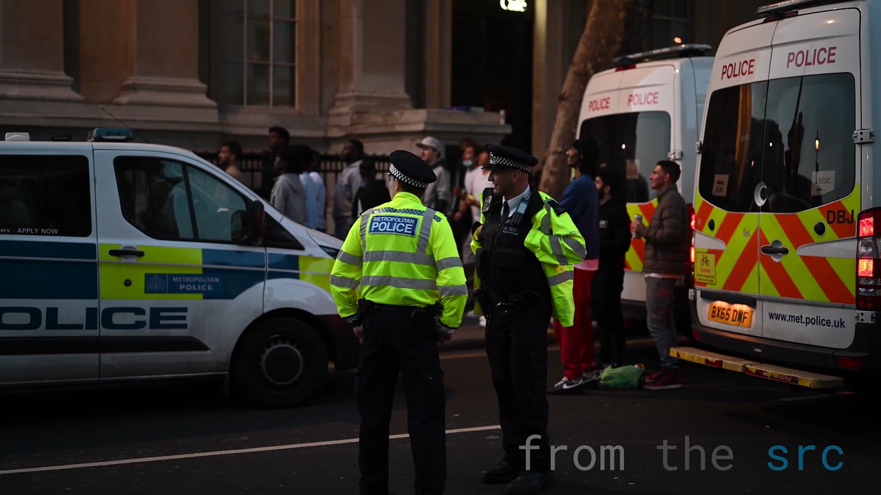 Police Talking | Euro 2020 Semi Final London Fan Zone | July 7 2021 | from the src